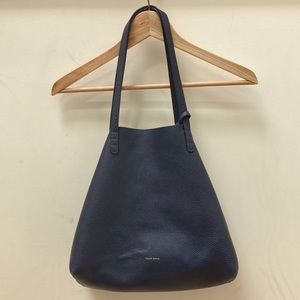 Mansur Gavriel Navy Tote Shoulder Bag